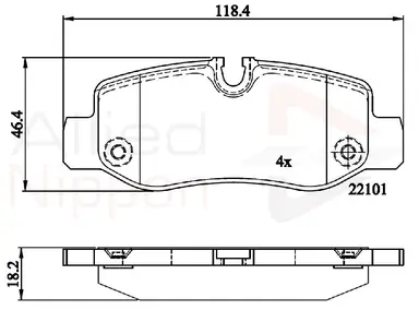 JUEGO DE PASTILLAS DE FRENO