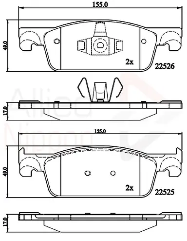 JUEGO DE PASTILLAS DE FRENO