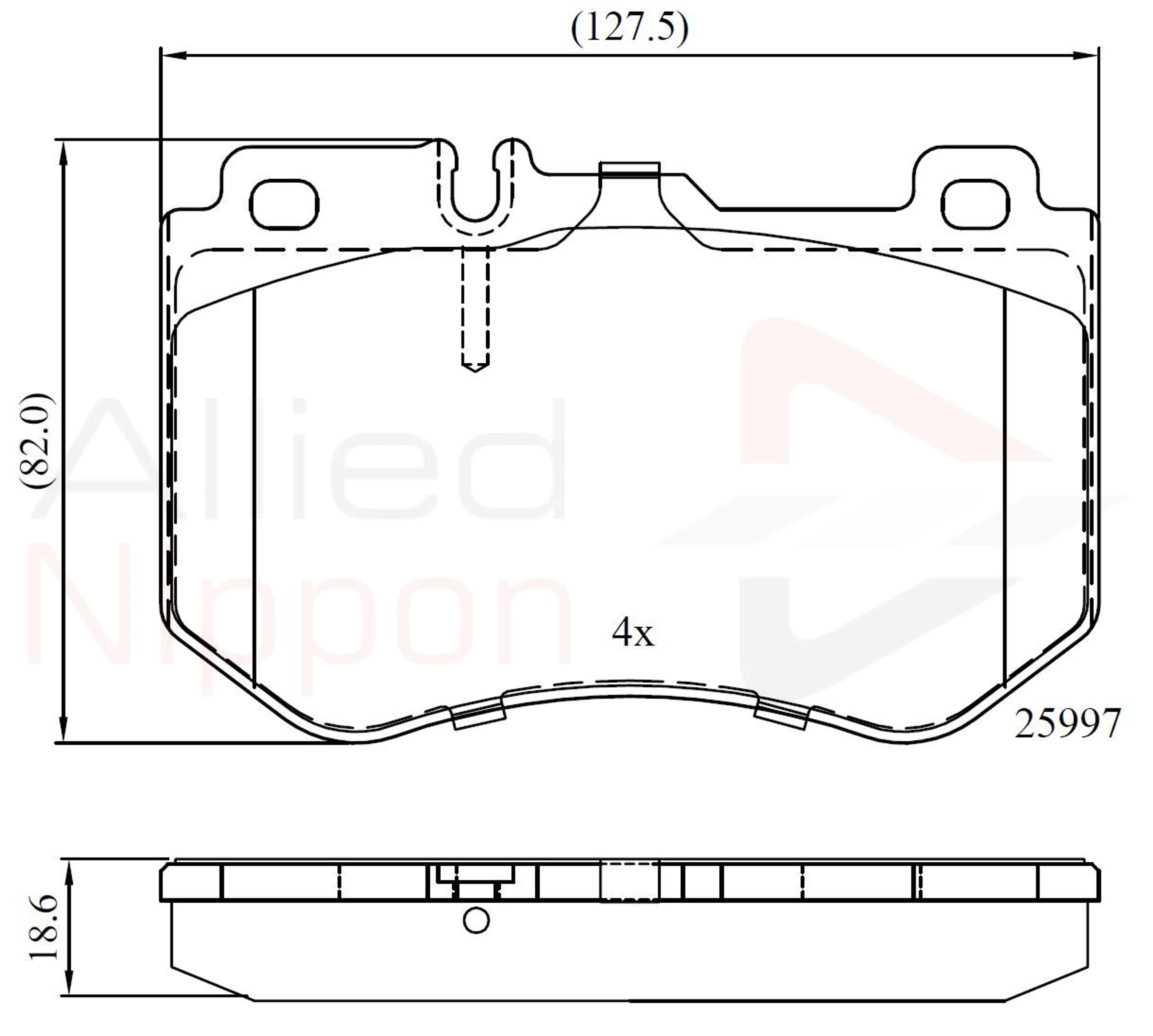 JUEGO DE PASTILLAS DE FRENO