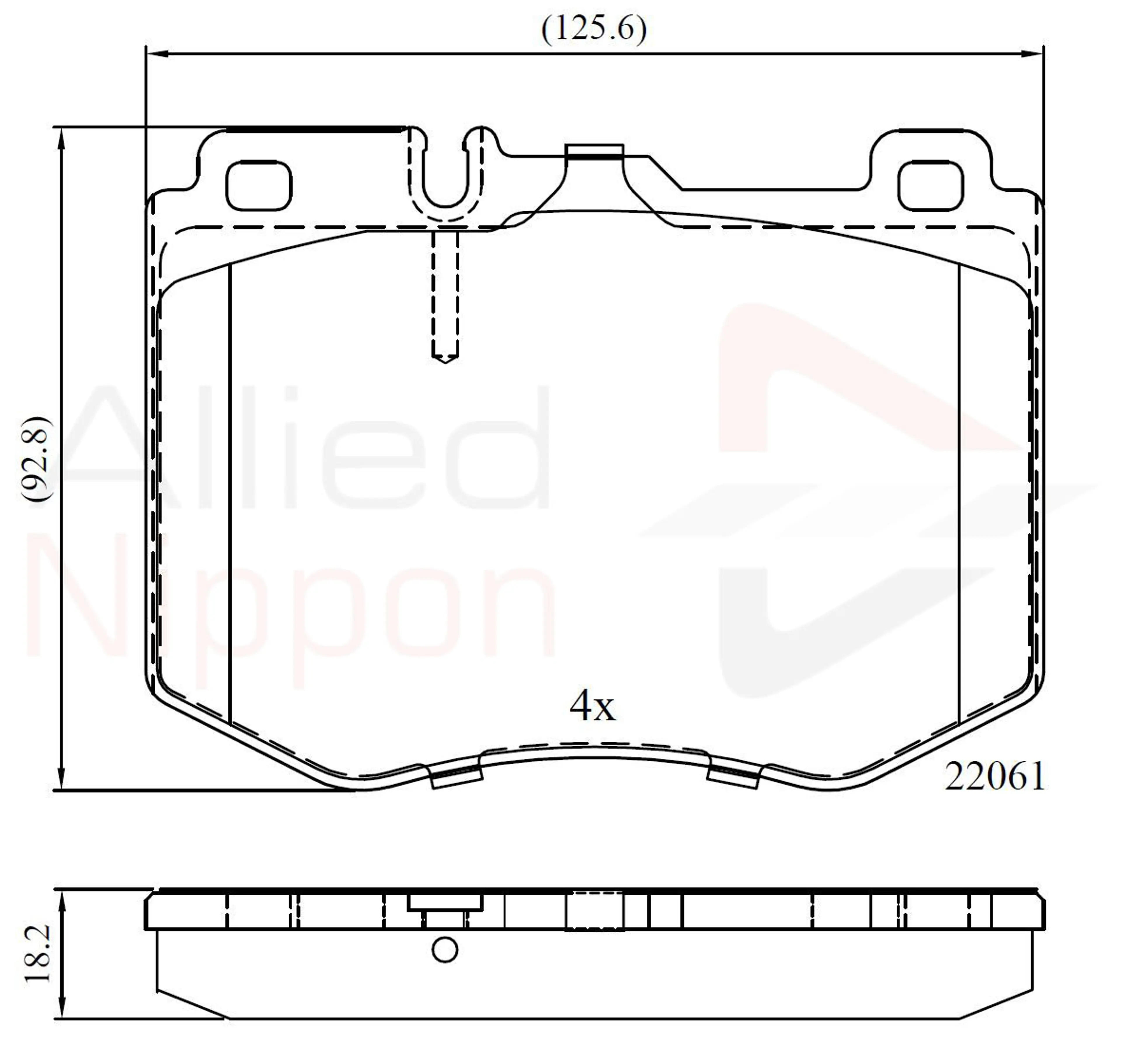JUEGO DE PASTILLAS DE FRENO
