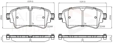 JUEGO DE PASTILLAS DE FRENO