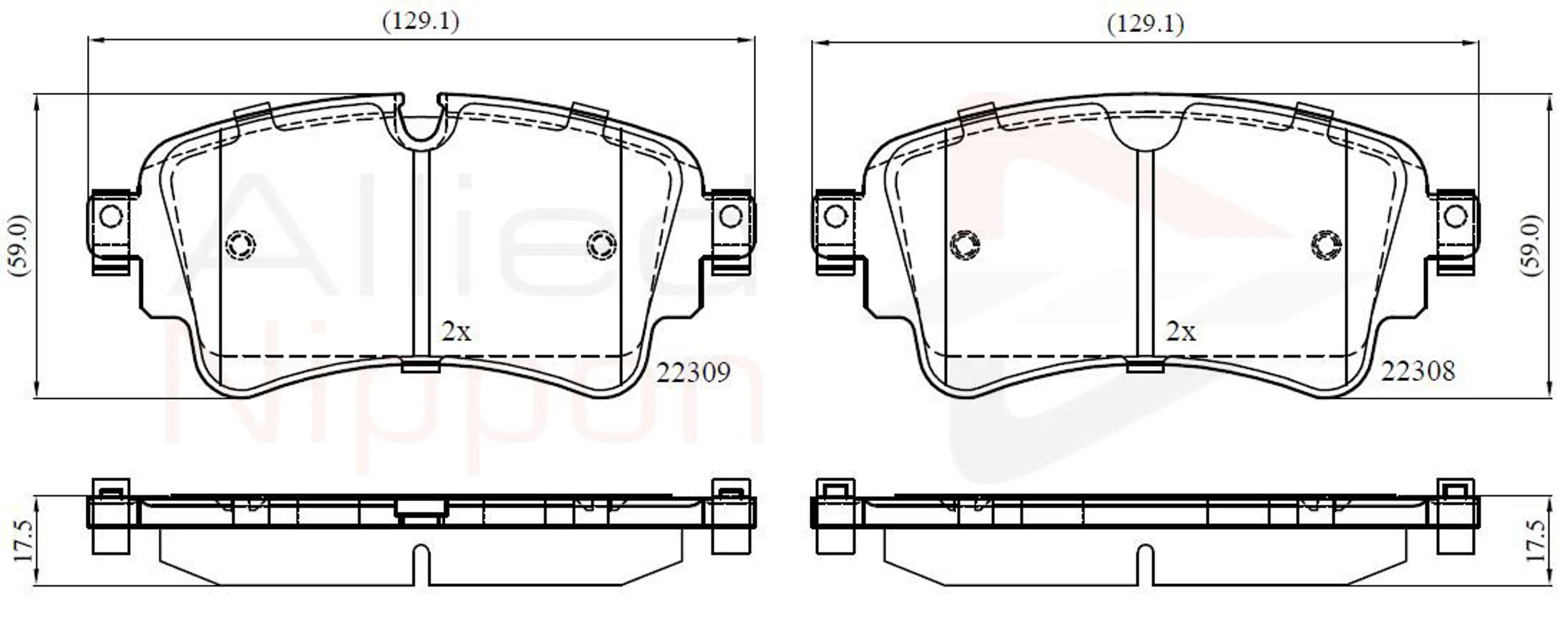 JUEGO DE PASTILLAS DE FRENO