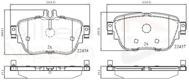 JUEGO DE PASTILLAS DE FRENO