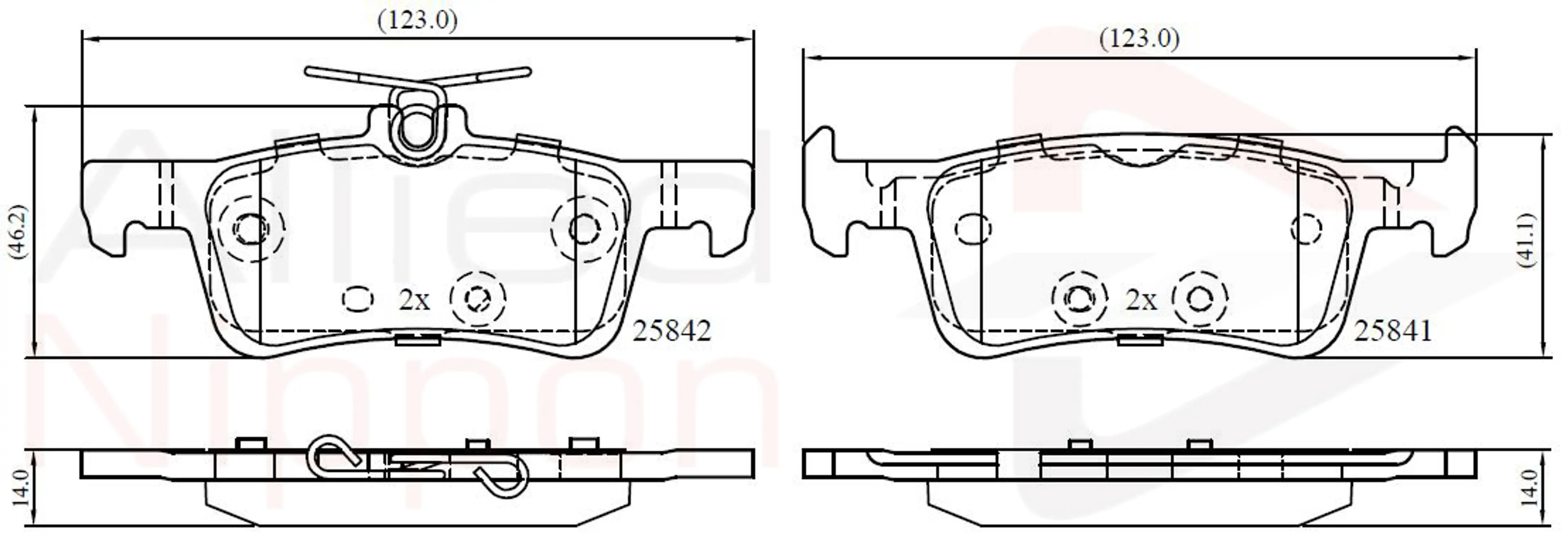 JUEGO DE PASTILLAS DE FRENO
