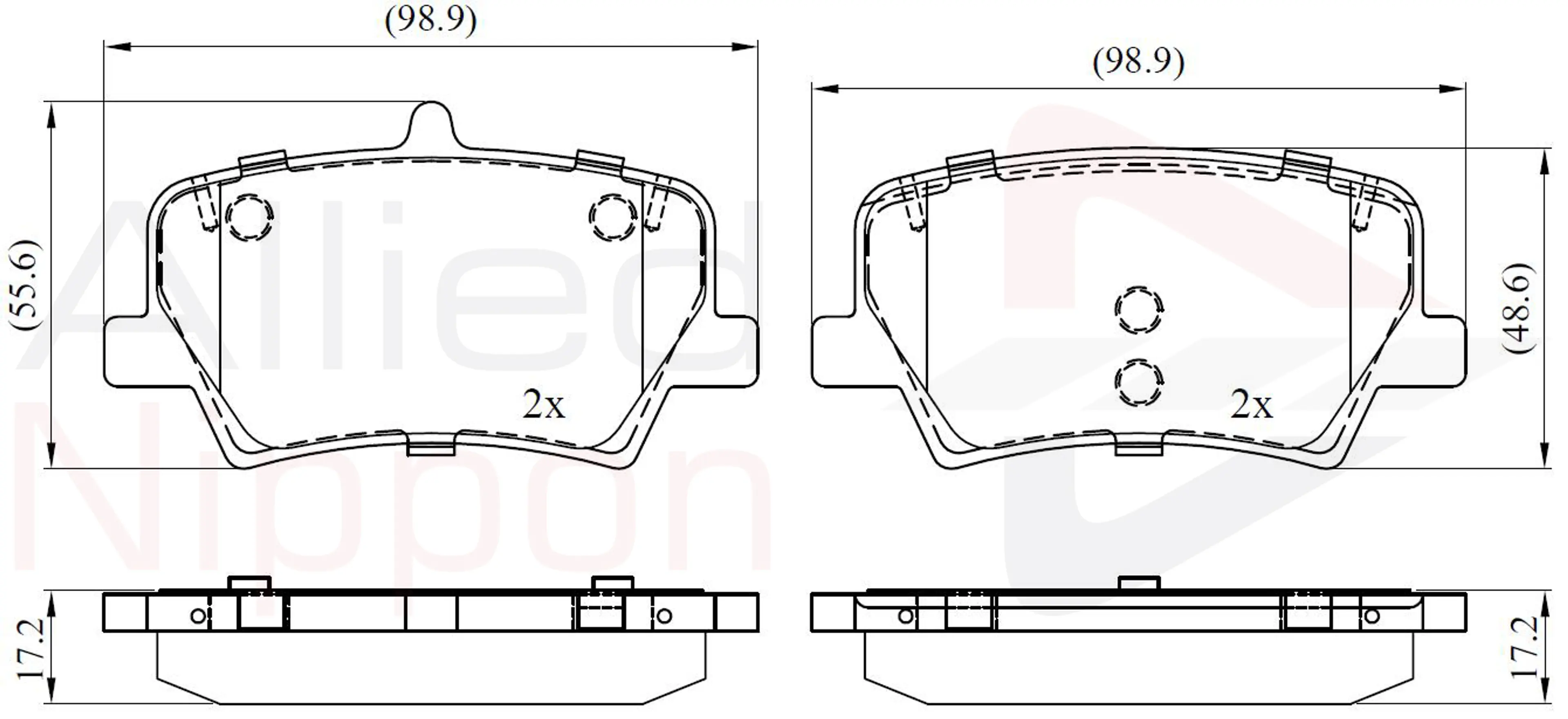 JUEGO DE PASTILLAS DE FRENO