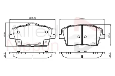 JUEGO DE PASTILLAS DE FRENO
