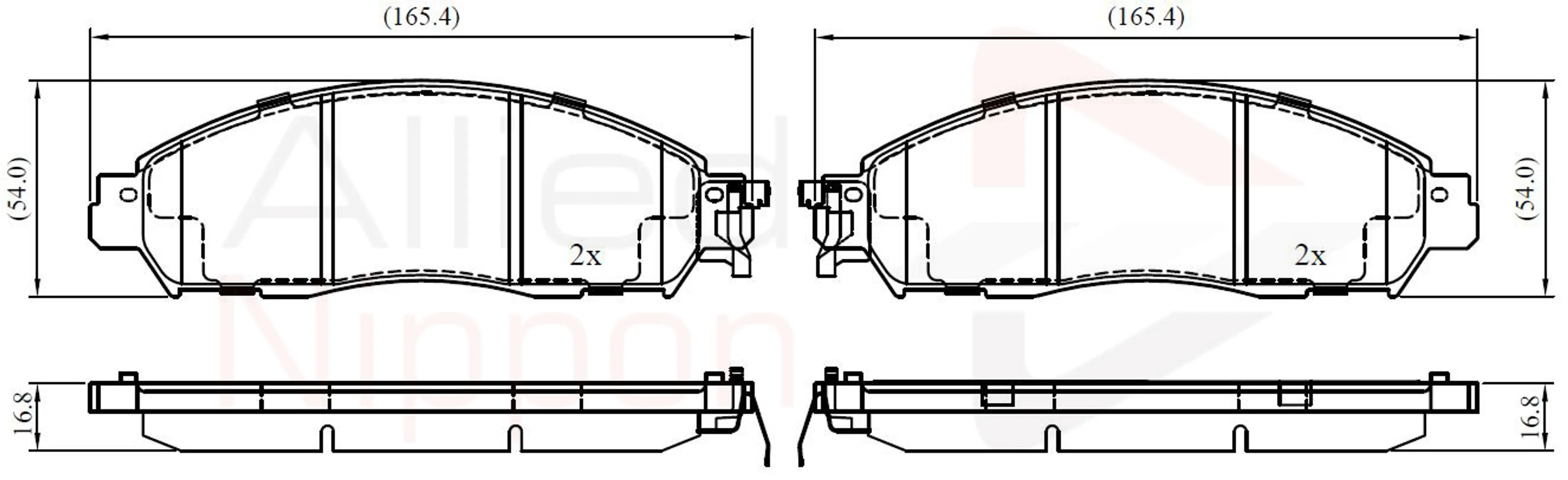JUEGO DE PASTILLAS DE FRENO