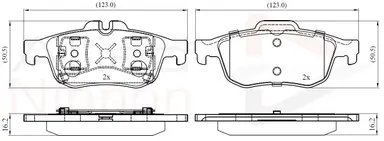 JUEGO DE PASTILLAS DE FRENO