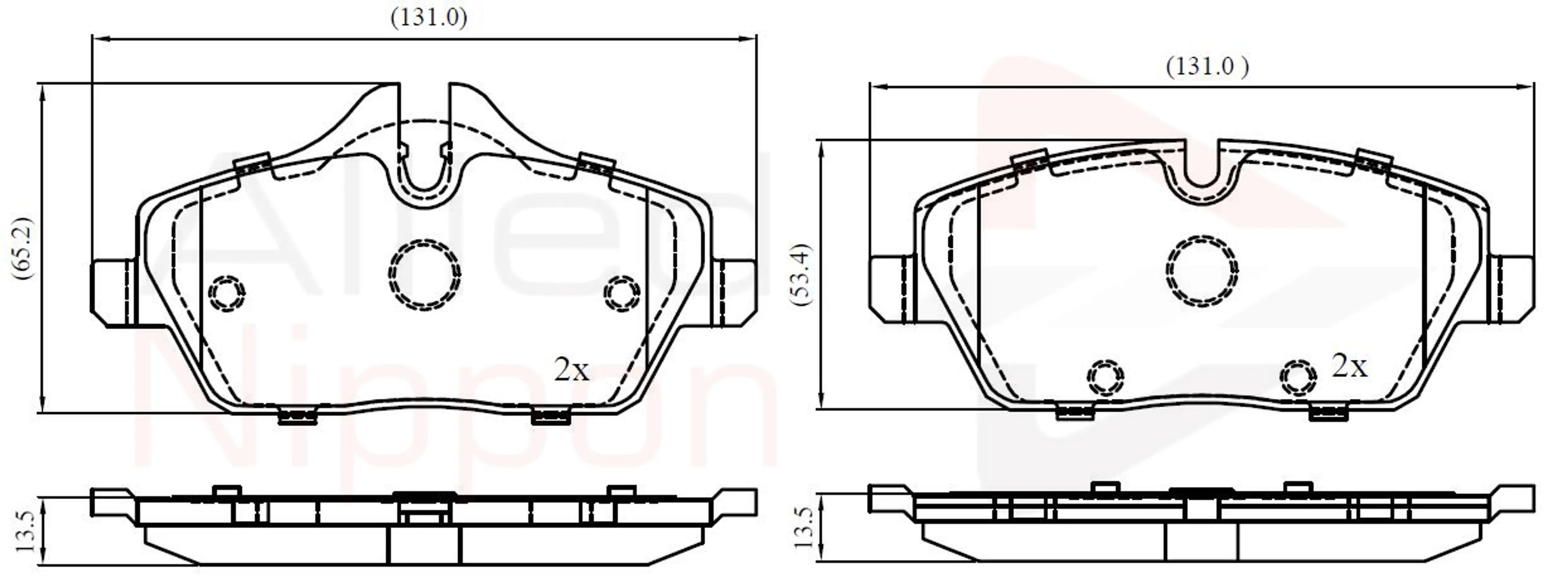 JUEGO DE PASTILLAS DE FRENO