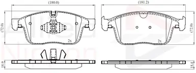 JUEGO DE PASTILLAS DE FRENO