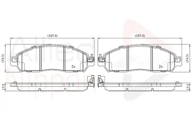 JUEGO DE PASTILLAS DE FRENO