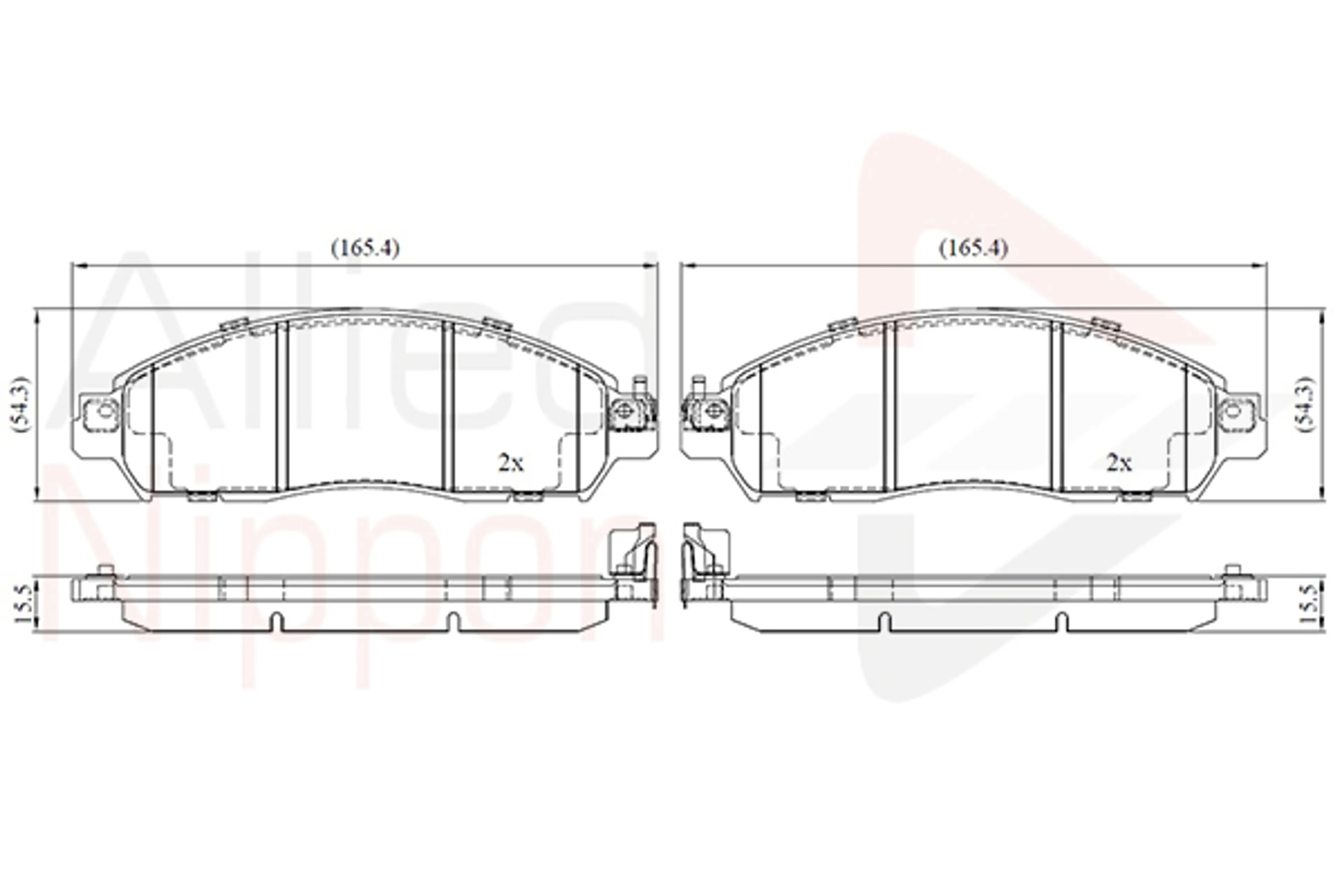 JUEGO DE PASTILLAS DE FRENO