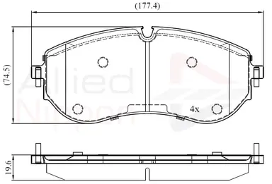 JUEGO DE PASTILLAS DE FRENO