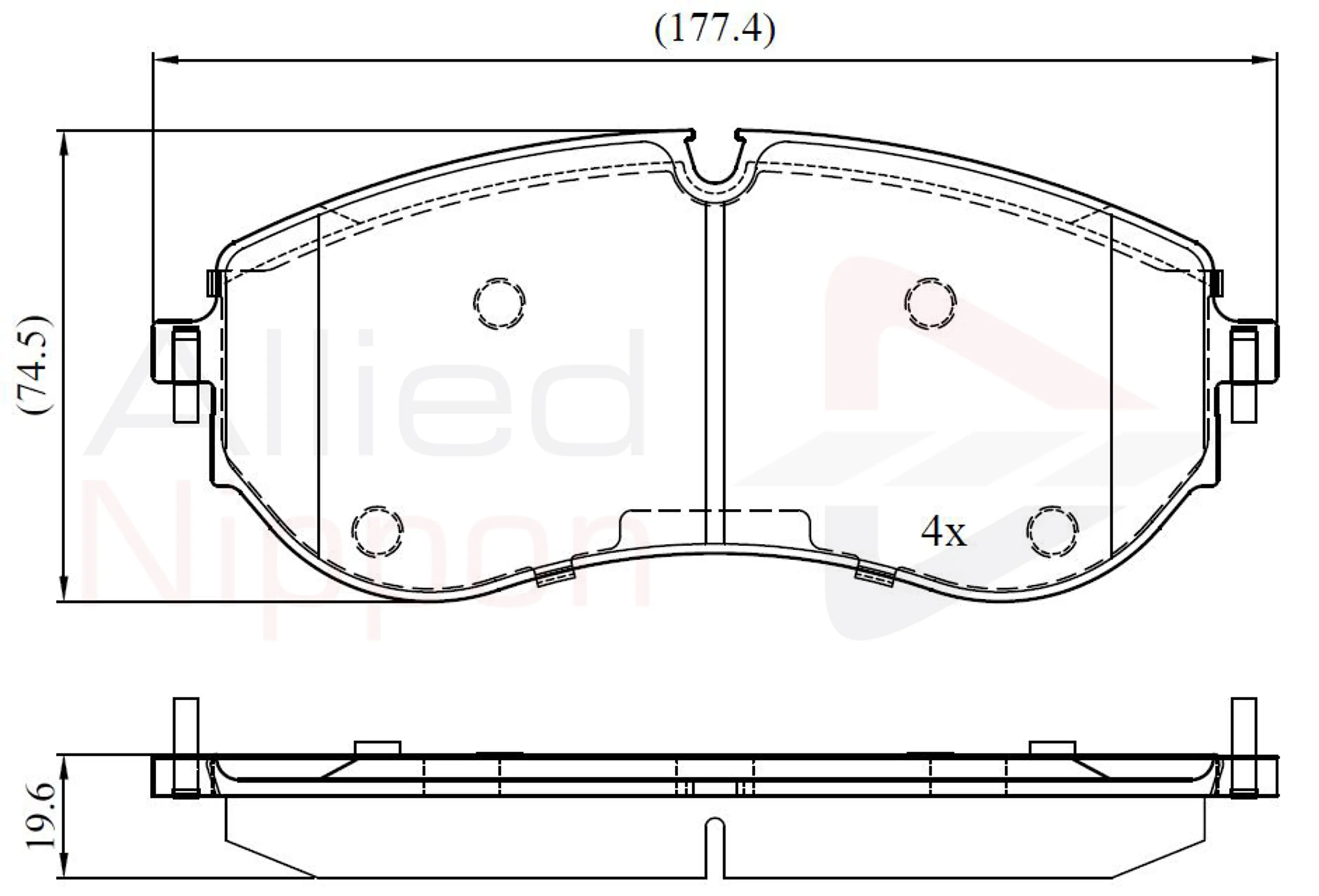 JUEGO DE PASTILLAS DE FRENO