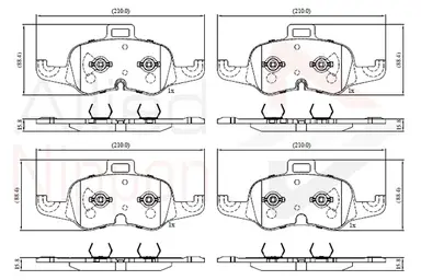 JUEGO DE PASTILLAS DE FRENO