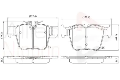 JUEGO DE PASTILLAS DE FRENO