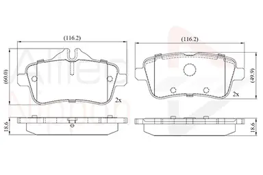 JUEGO DE PASTILLAS DE FRENO