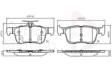 JUEGO DE PASTILLAS DE FRENO