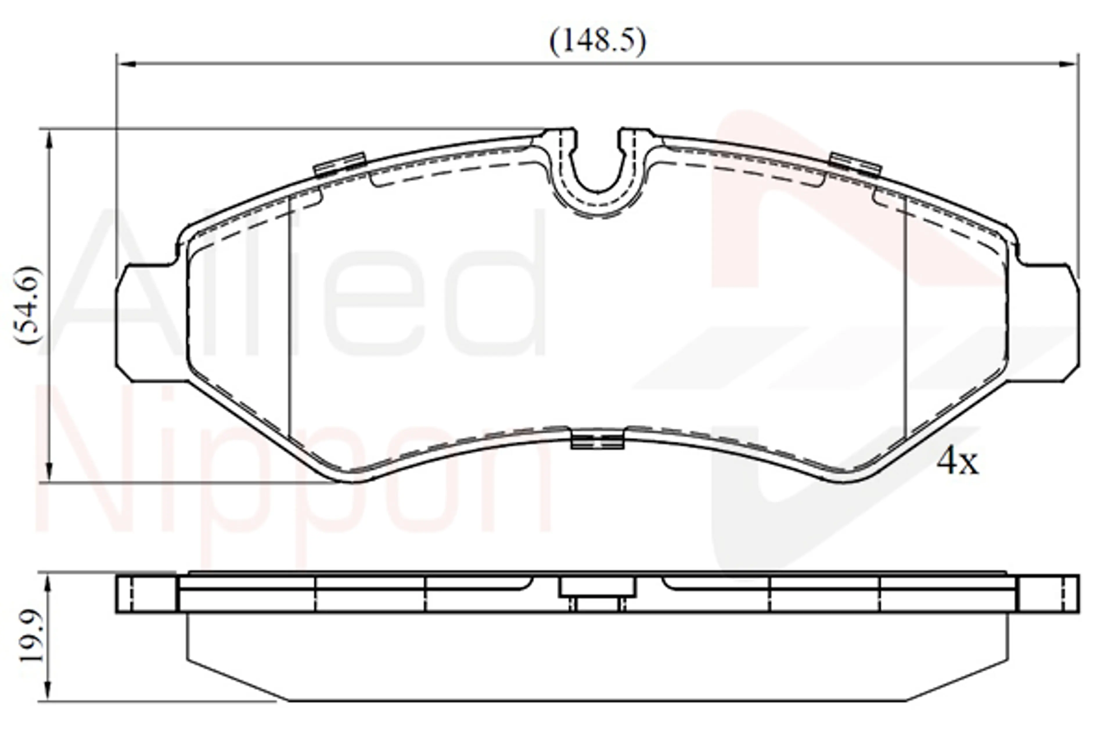 JUEGO DE PASTILLAS DE FRENO