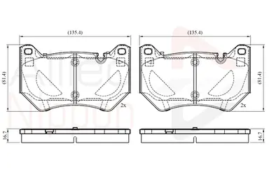 JUEGO DE PASTILLAS DE FRENO