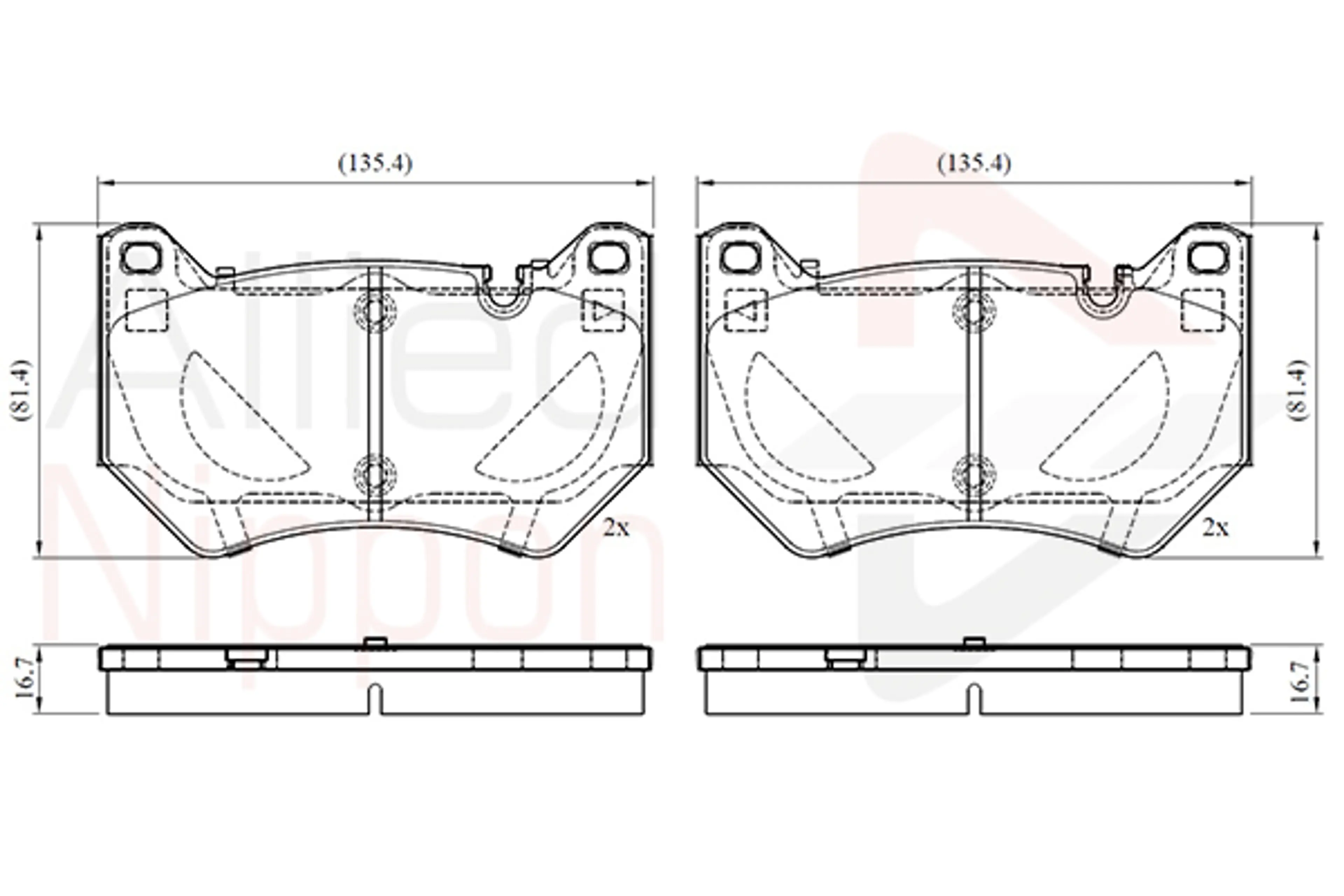 JUEGO DE PASTILLAS DE FRENO