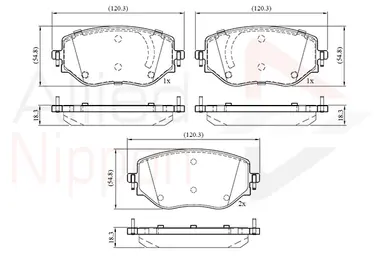 JUEGO DE PASTILLAS DE FRENO