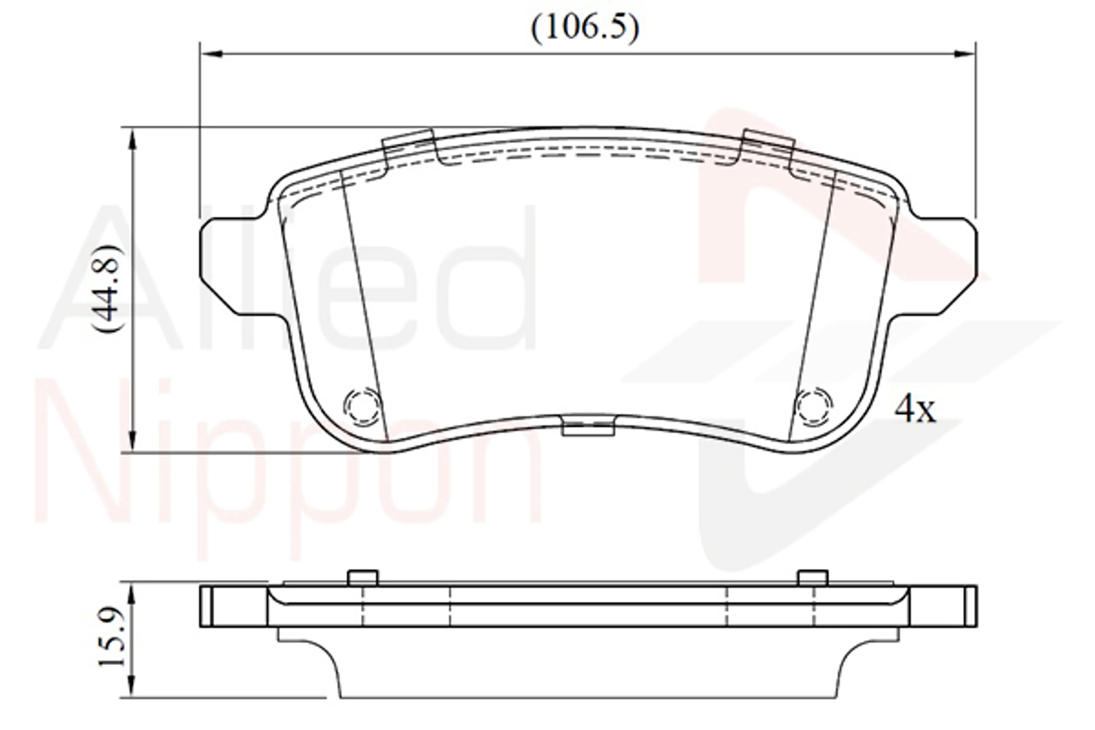 JUEGO DE PASTILLAS DE FRENO