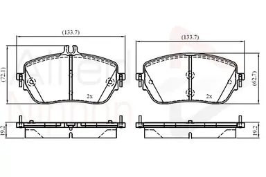 JUEGO DE PASTILLAS DE FRENO