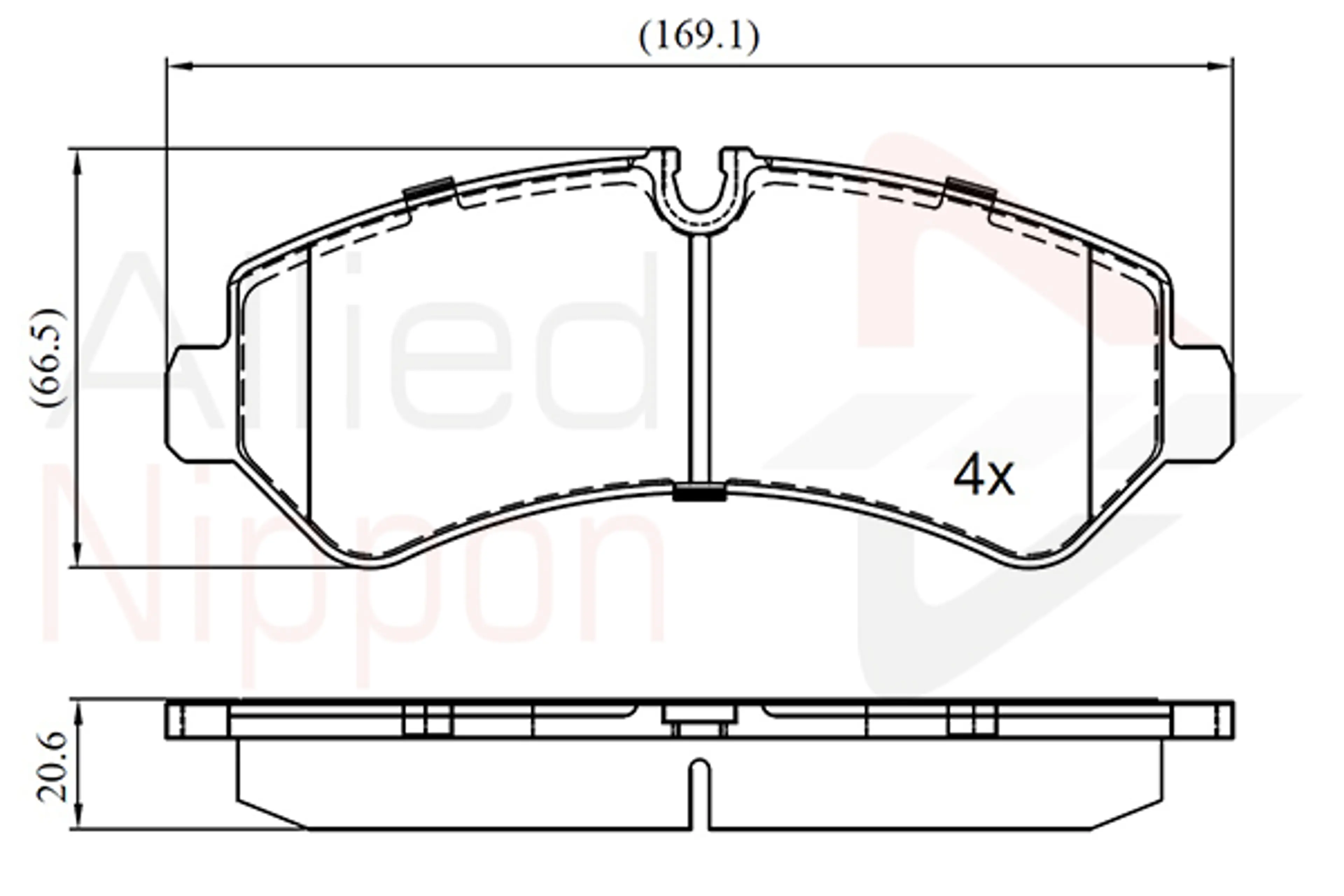 JUEGO DE PASTILLAS DE FRENO