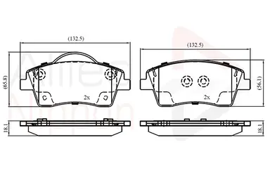 JUEGO DE PASTILLAS DE FRENO