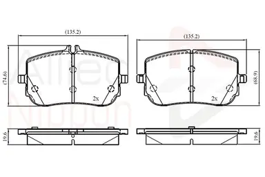 JUEGO DE PASTILLAS DE FRENO