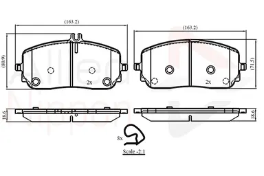 JUEGO DE PASTILLAS DE FRENO