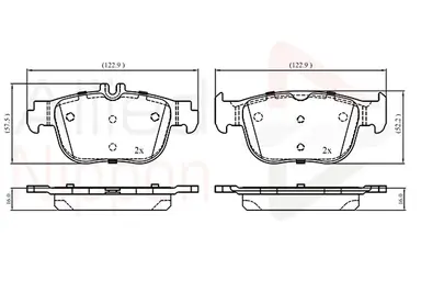JUEGO DE PASTILLAS DE FRENO