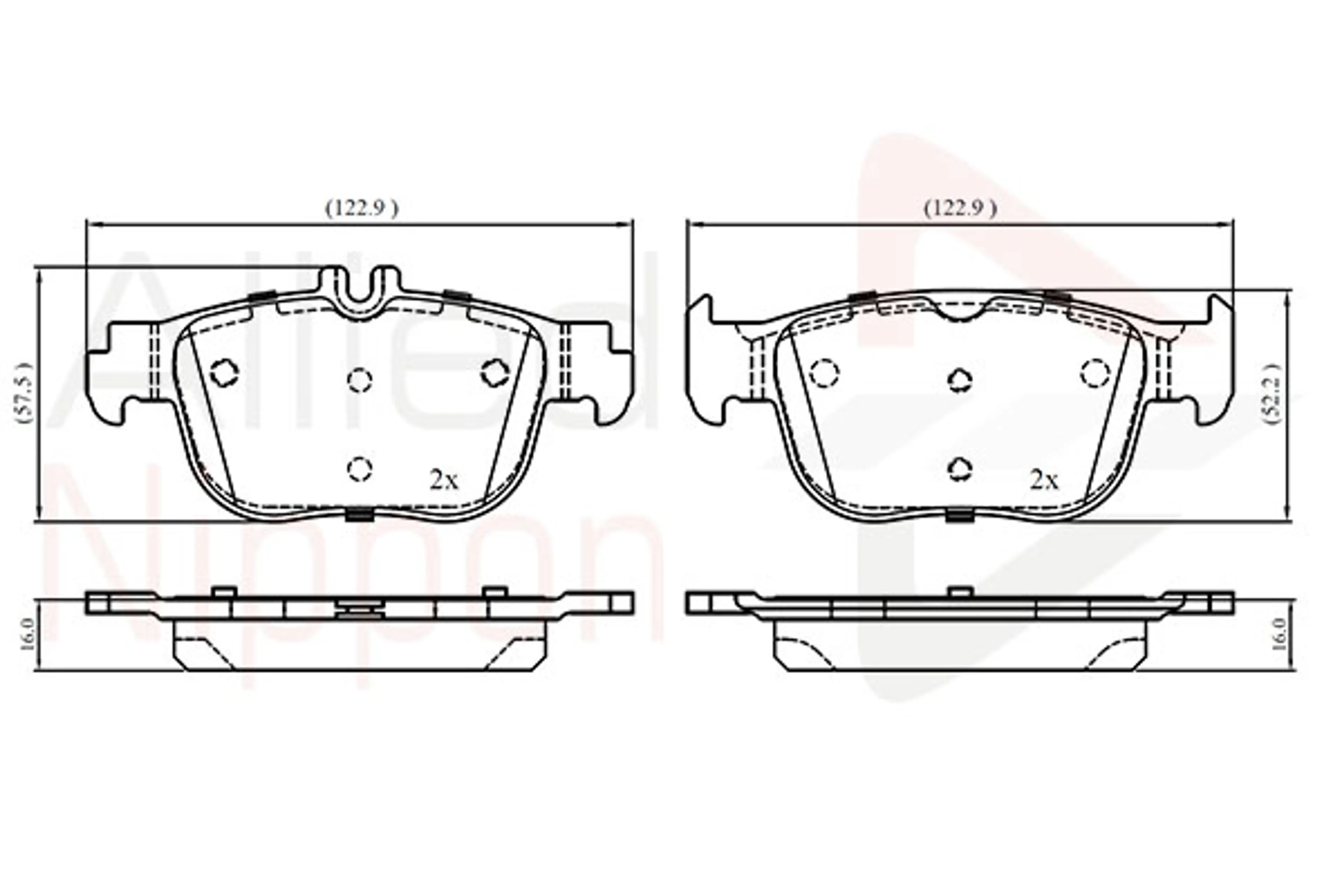 JUEGO DE PASTILLAS DE FRENO