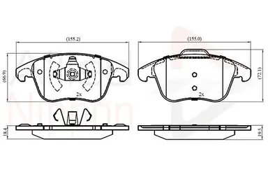 JUEGO DE PASTILLAS DE FRENO