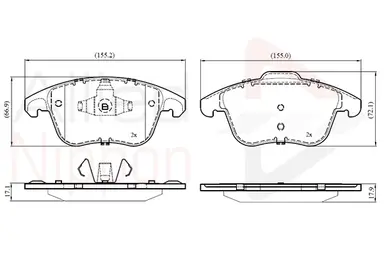 JUEGO DE PASTILLAS DE FRENO