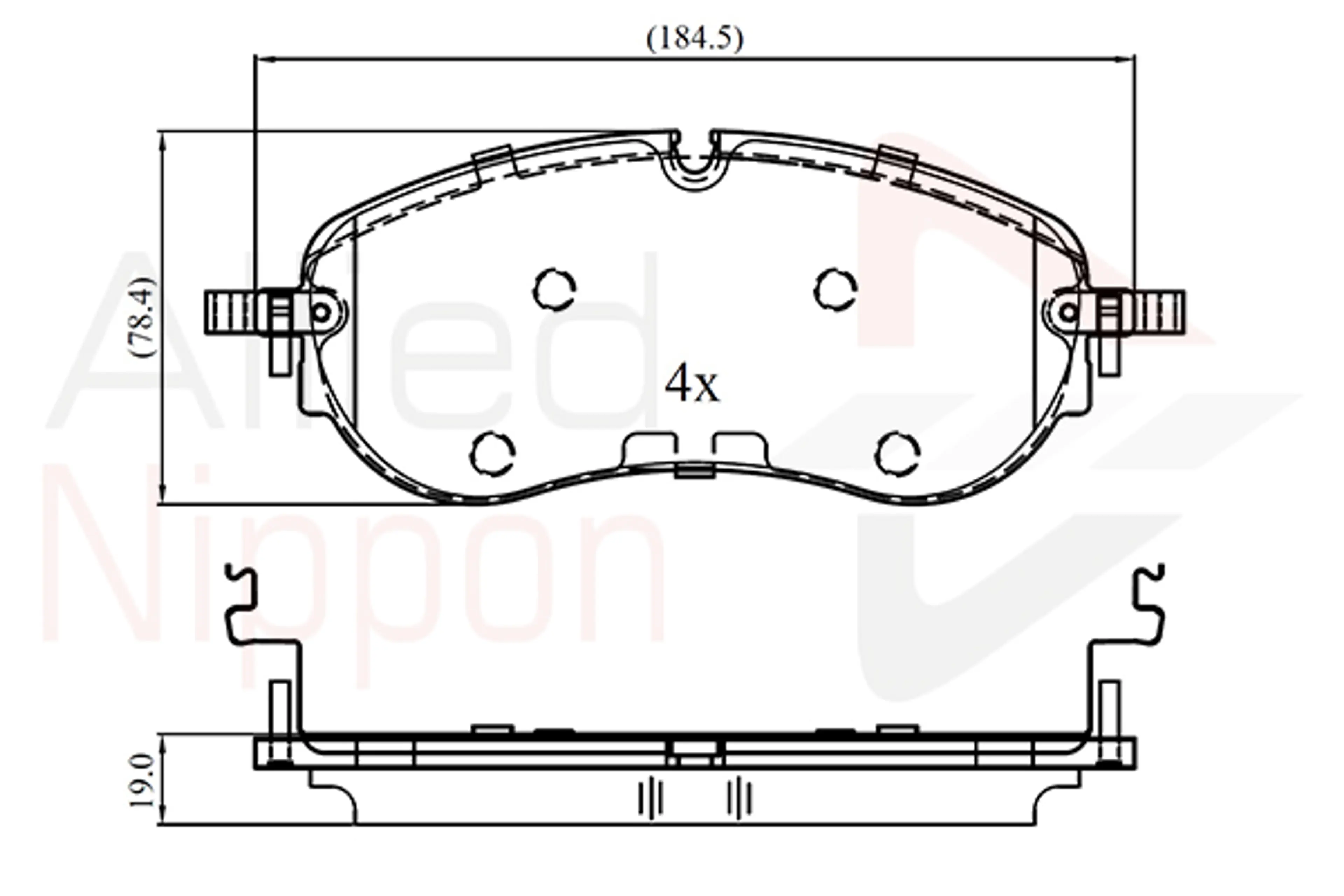 JUEGO DE PASTILLAS DE FRENO