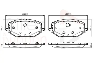 JUEGO DE PASTILLAS DE FRENO