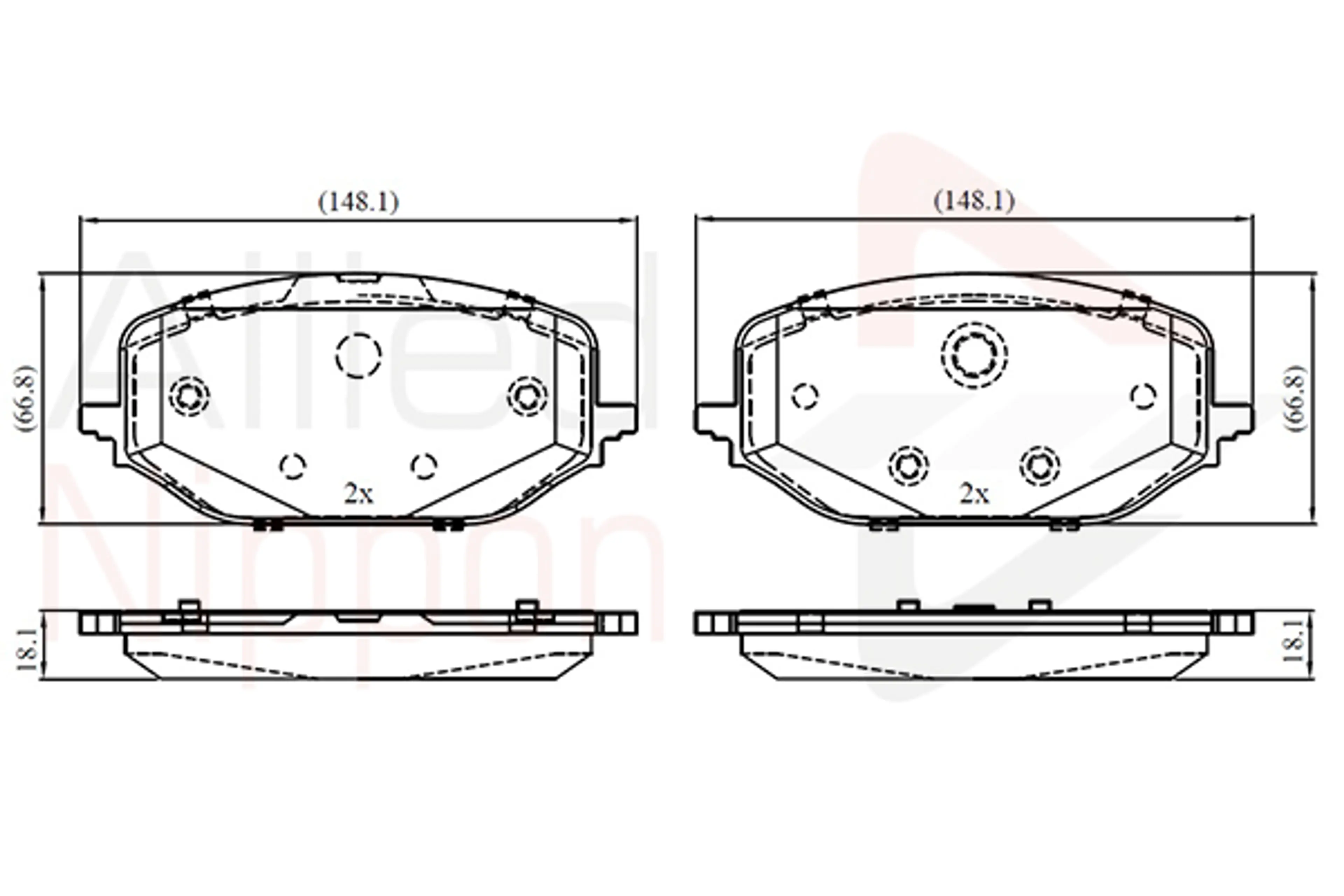 JUEGO DE PASTILLAS DE FRENO