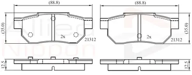JUEGO DE PASTILLAS DE FRENO