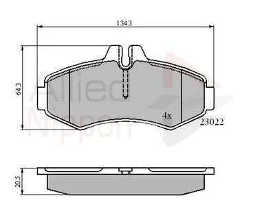 JUEGO DE PASTILLAS DE FRENO