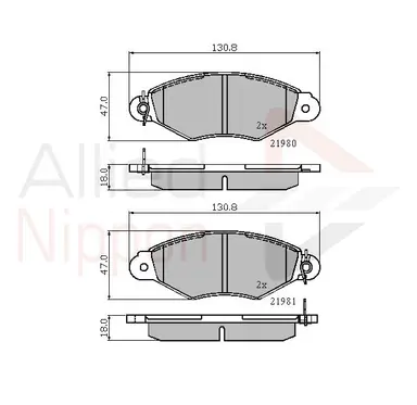 JUEGO DE PASTILLAS DE FRENO