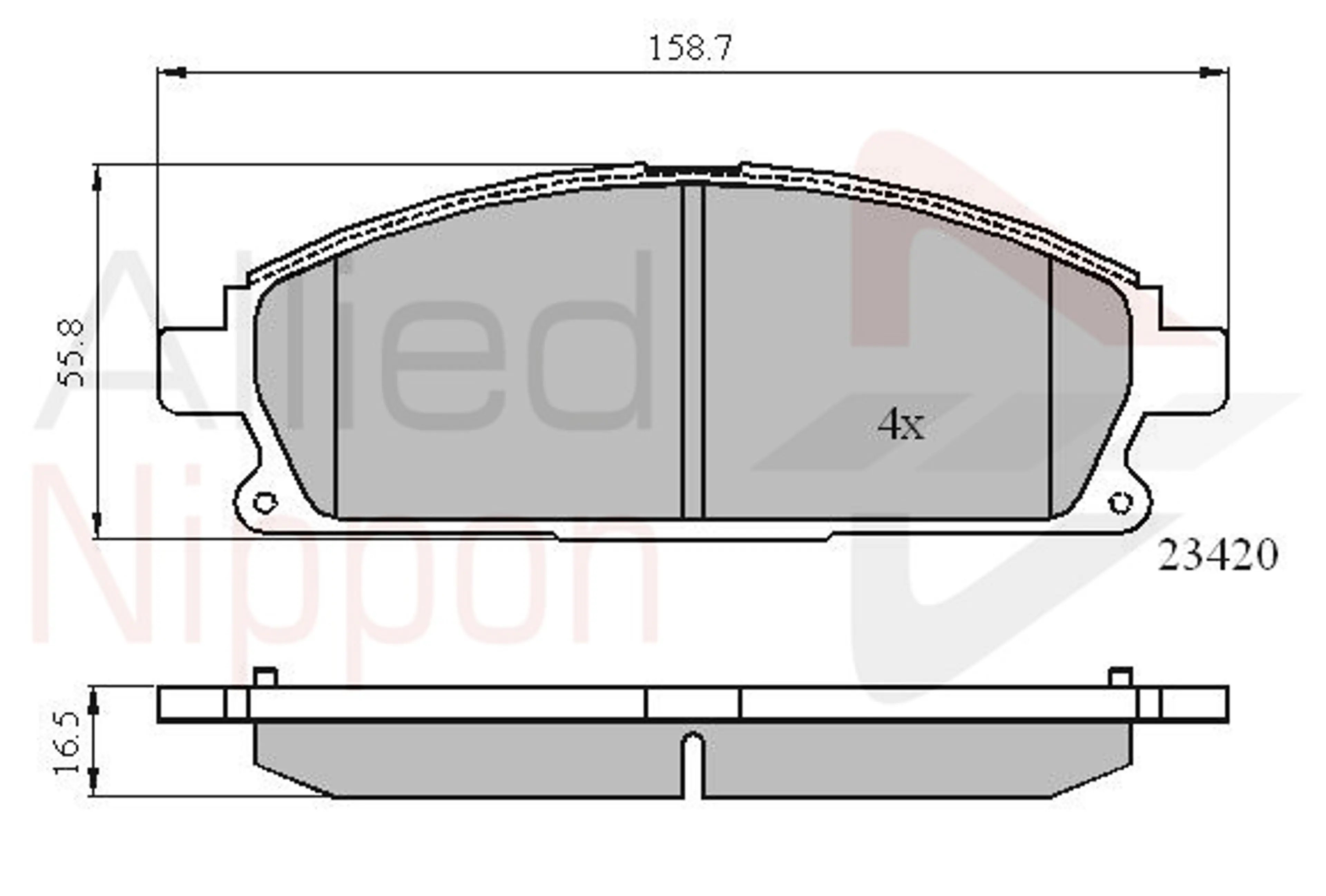 JUEGO DE PASTILLAS DE FRENO
