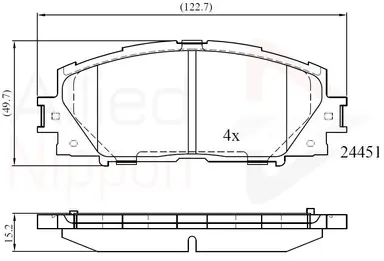 JUEGO DE PASTILLAS DE FRENO