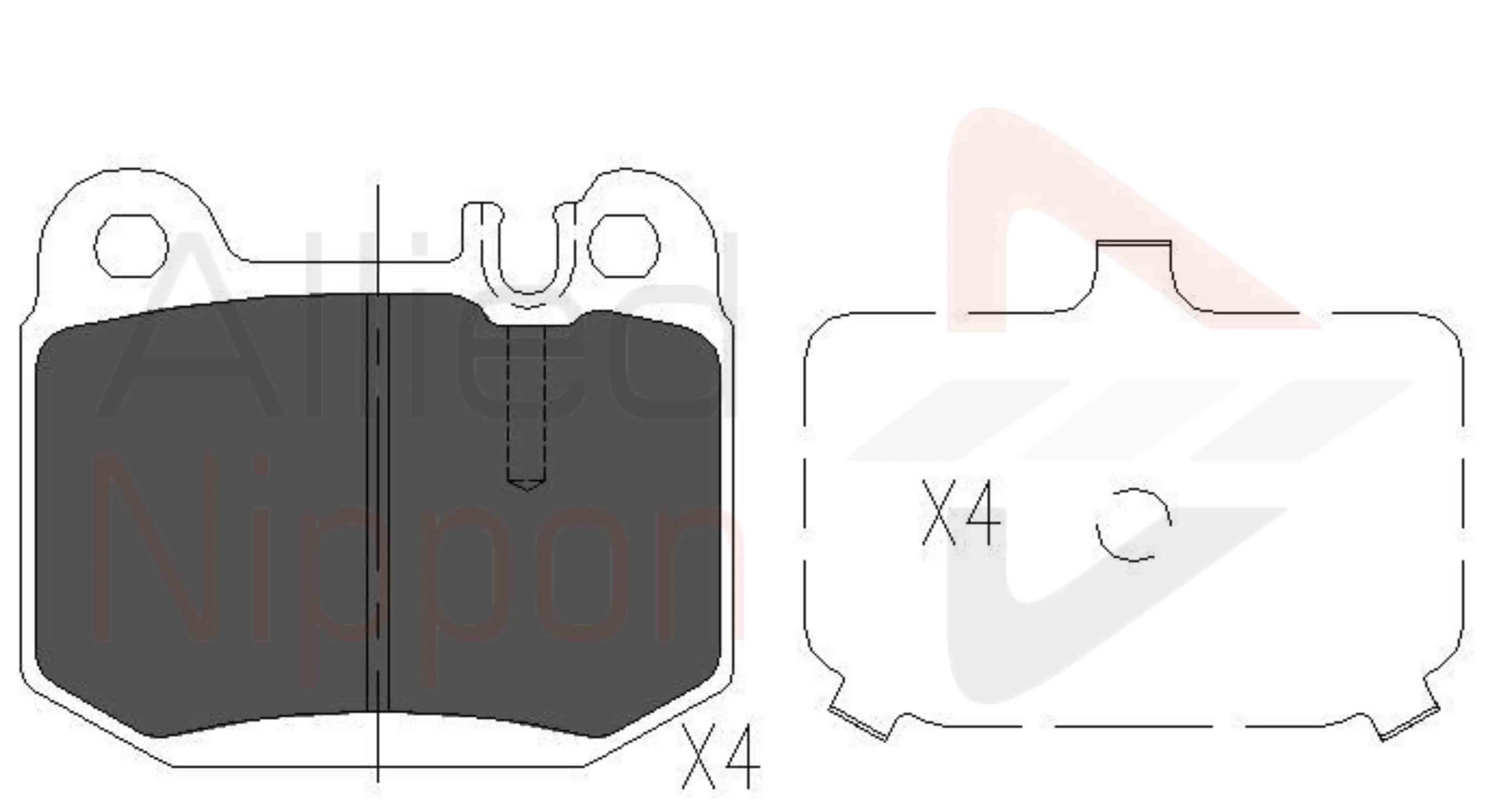 JUEGO DE PASTILLAS DE FRENO