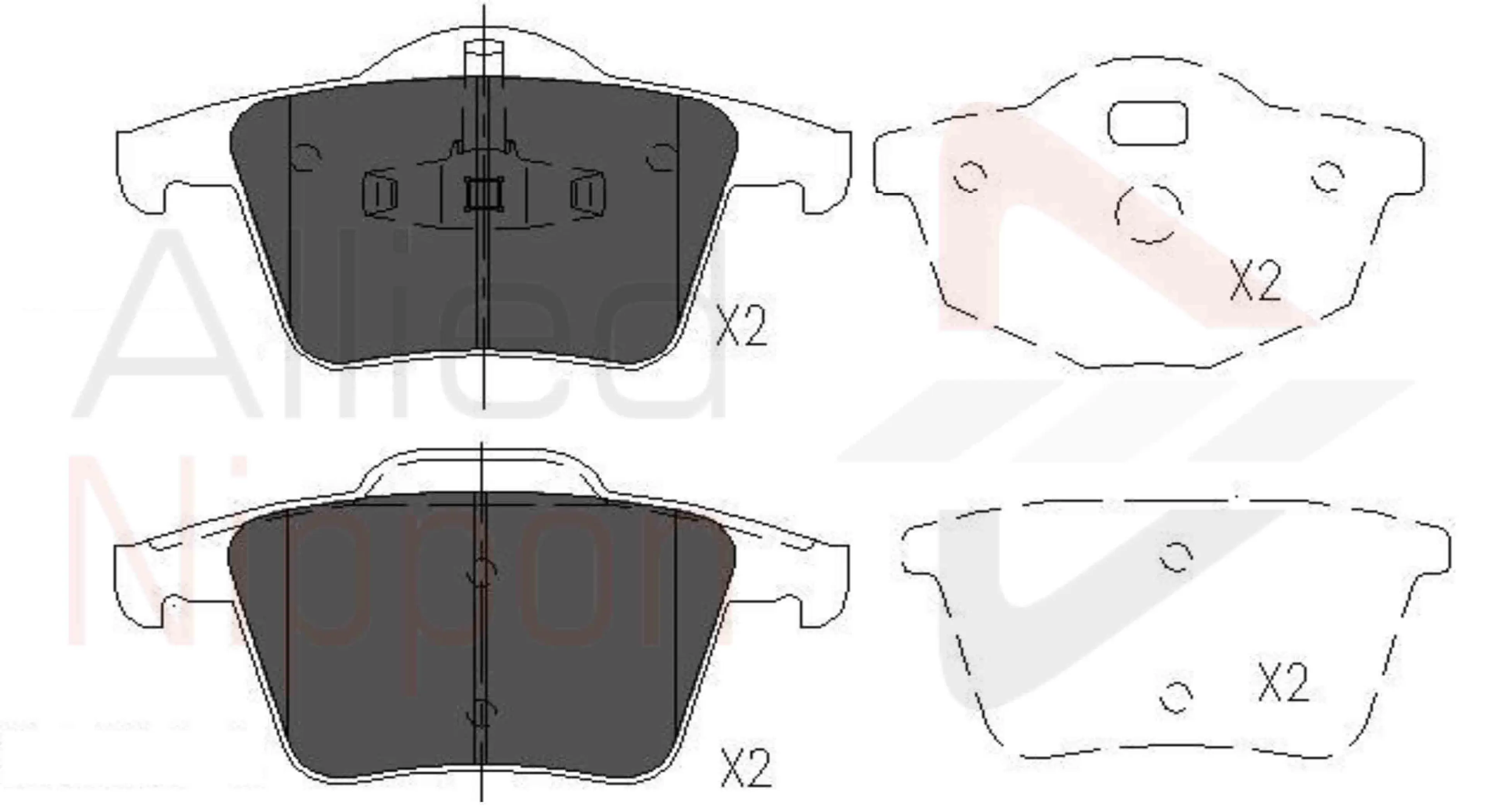 JUEGO DE PASTILLAS DE FRENO