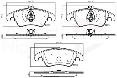 JUEGO DE PASTILLAS DE FRENO