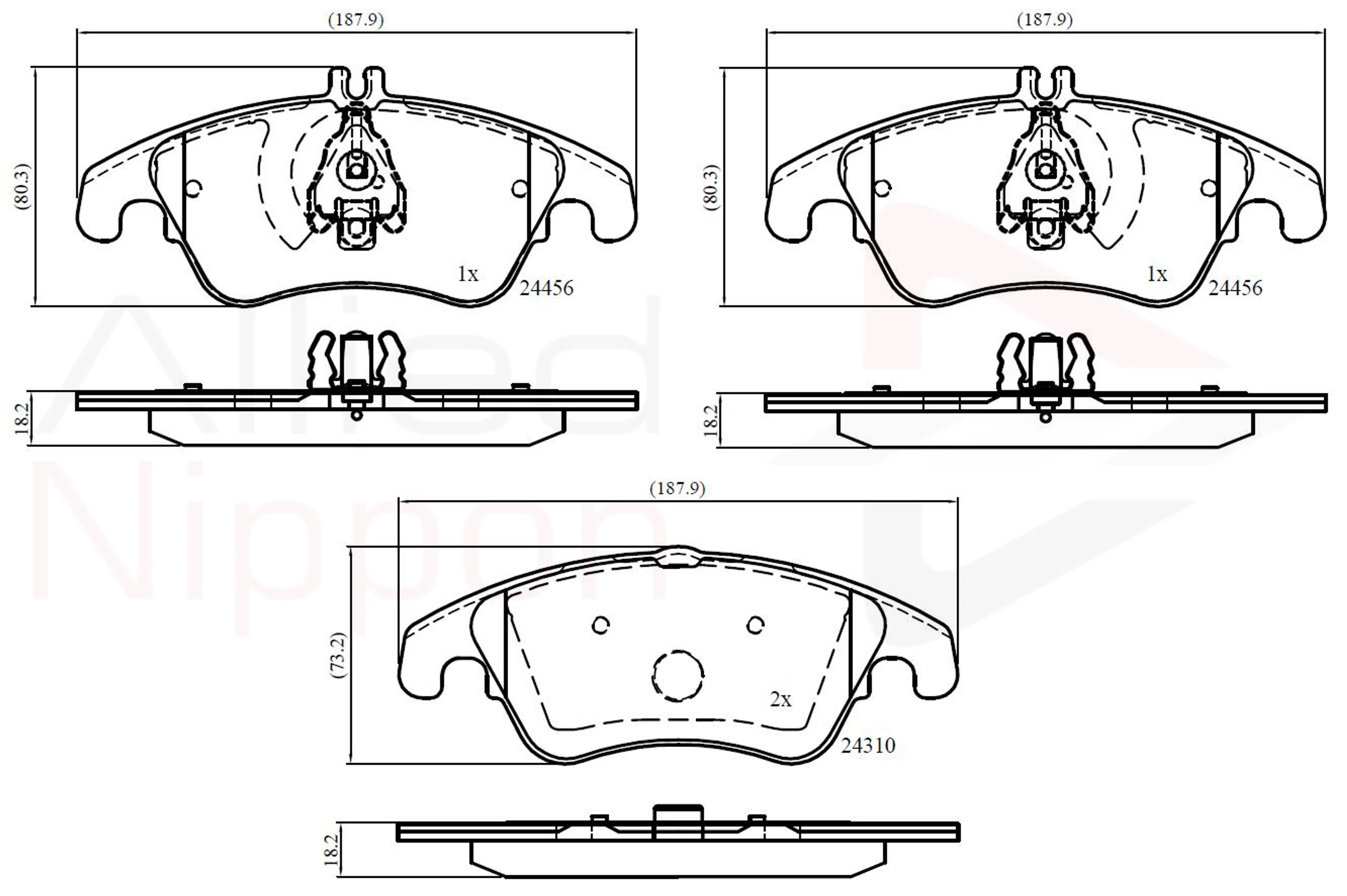 JUEGO DE PASTILLAS DE FRENO