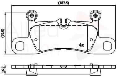 JUEGO DE PASTILLAS DE FRENO