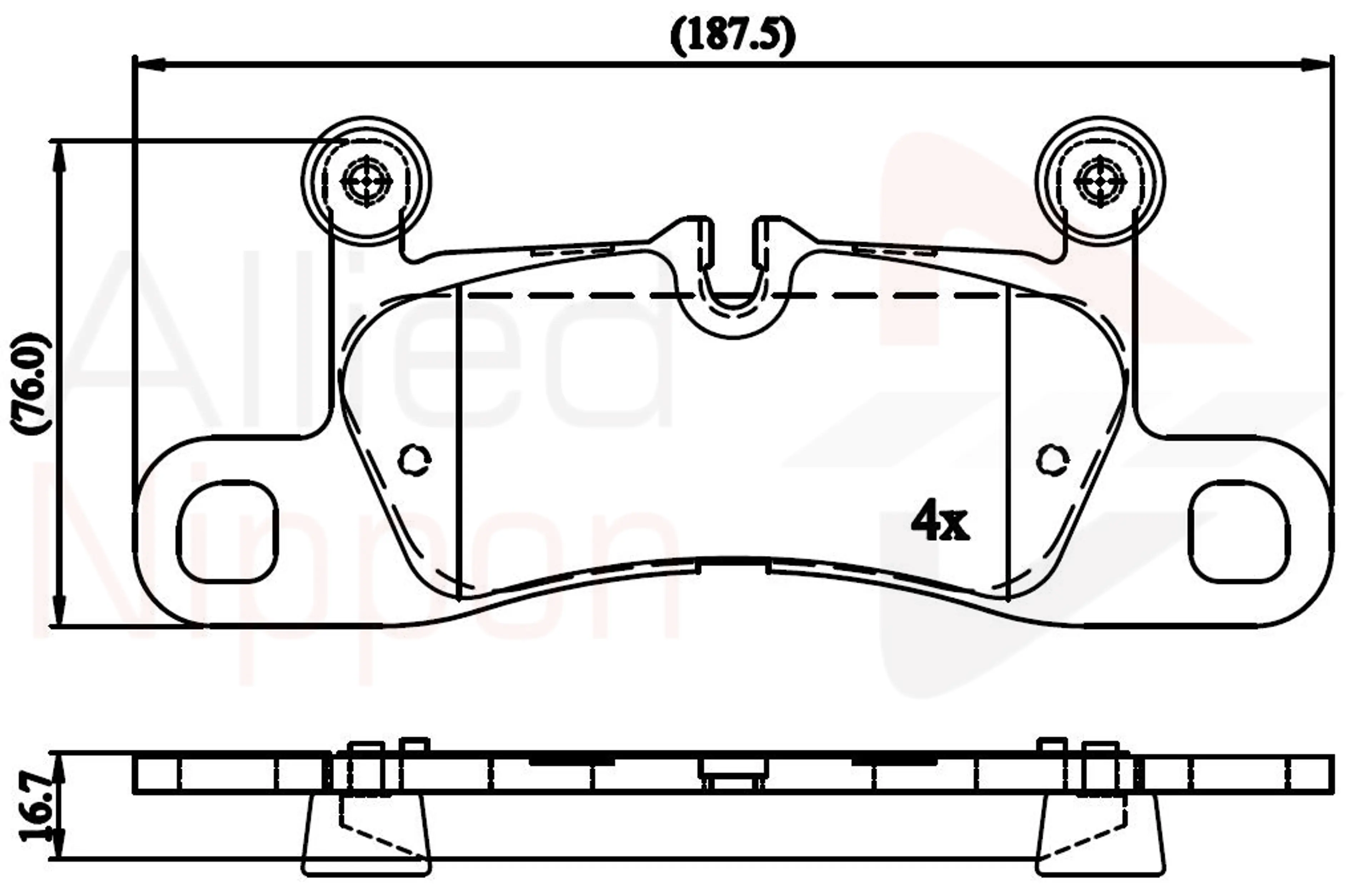 JUEGO DE PASTILLAS DE FRENO